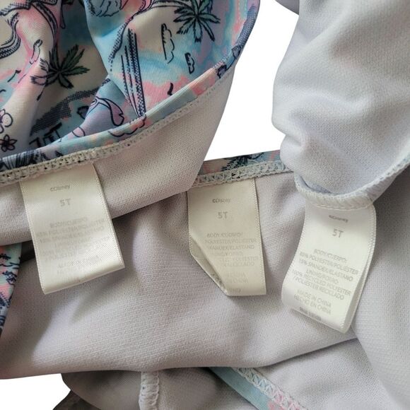 Disney Blue and Pink Rashguard Swim Set - Picture 2 of 3